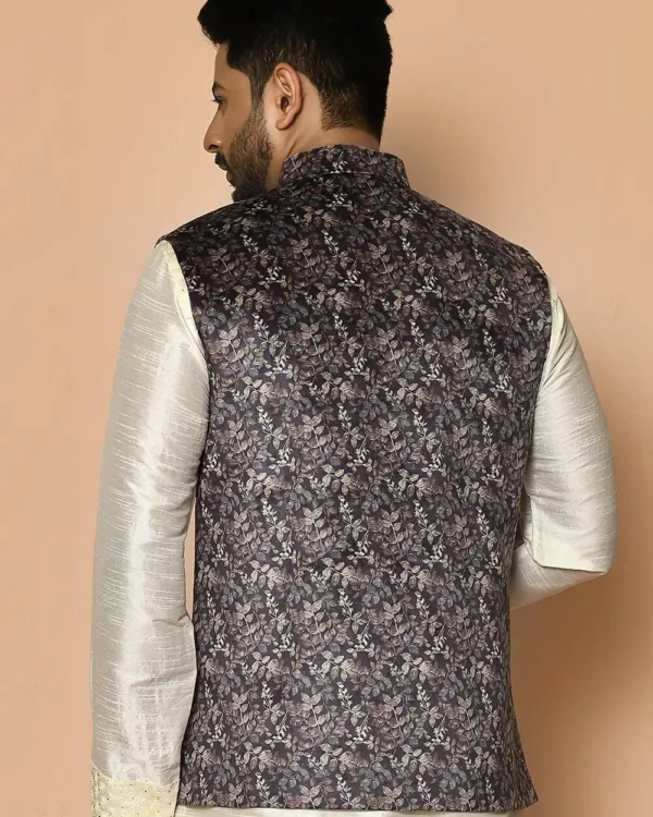 Buy online Brown Velvet Nehru Jacket from Jackets for Men by Veera  Paridhaan for ₹1040 at 68% off | 2024 Limeroad.com