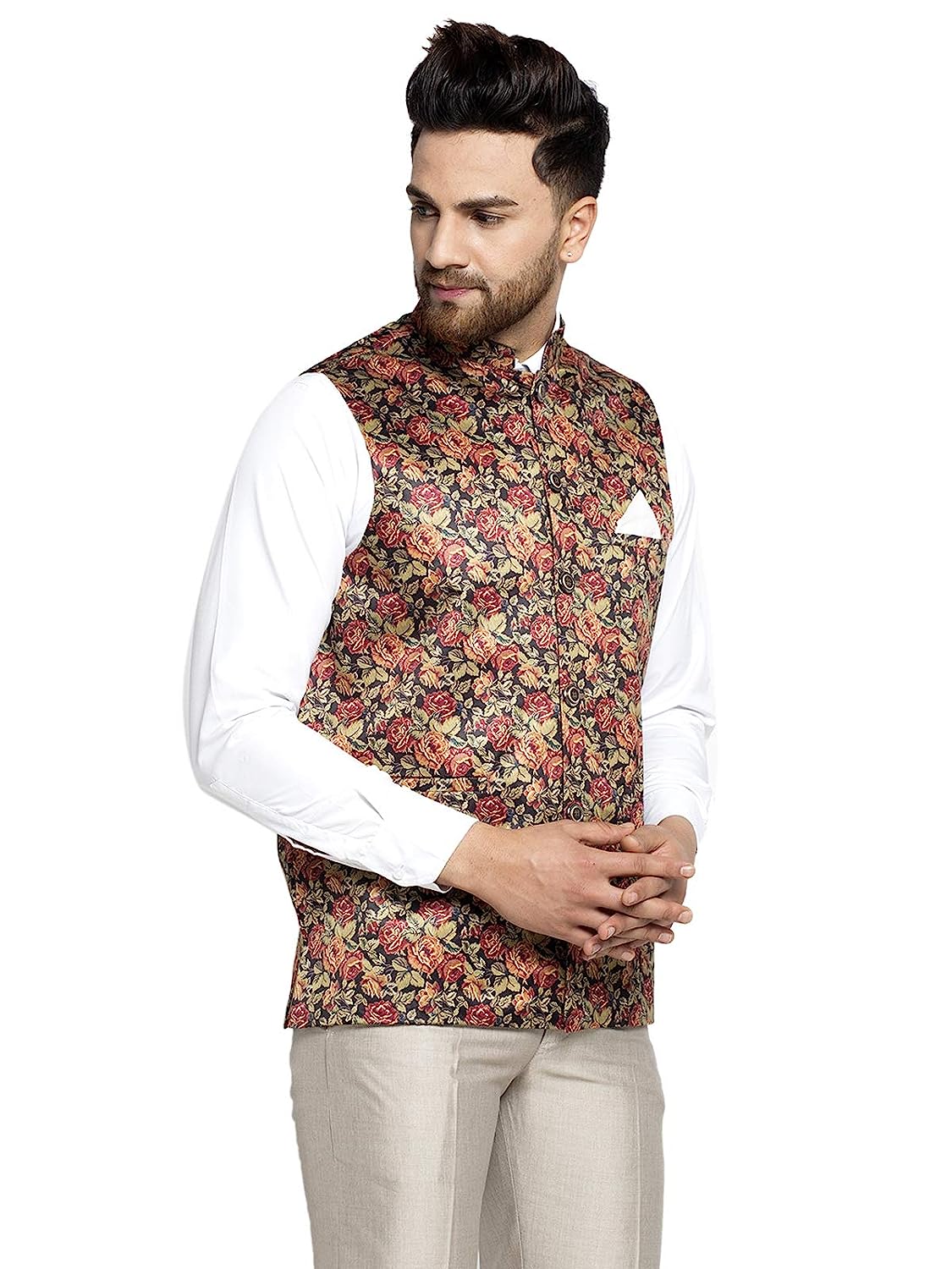 Buy Benstoke Kids Floral Print Nehru Jacket for Boys Clothing Online @ Tata  CLiQ